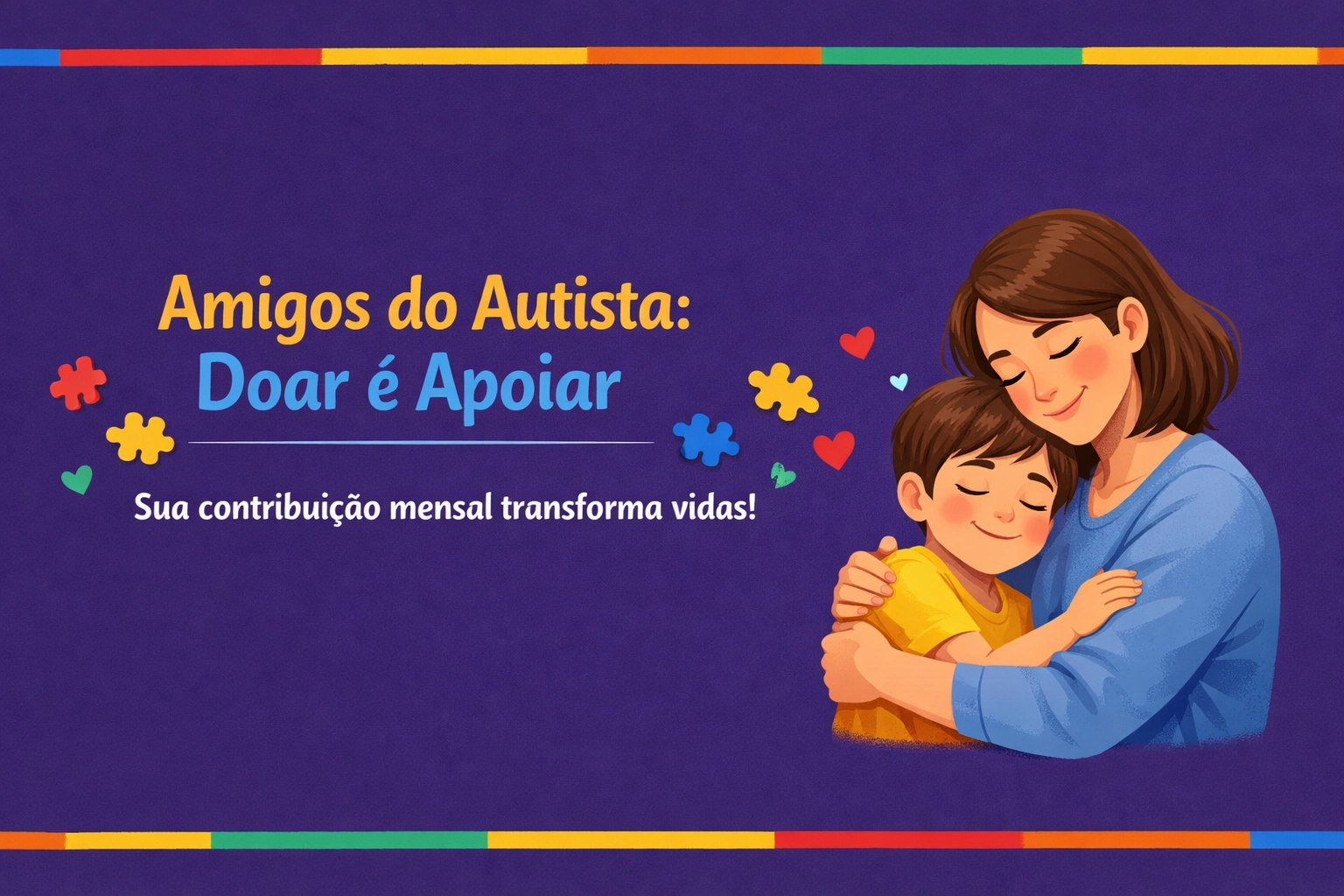 Amigos do Autista: doar é apoiar